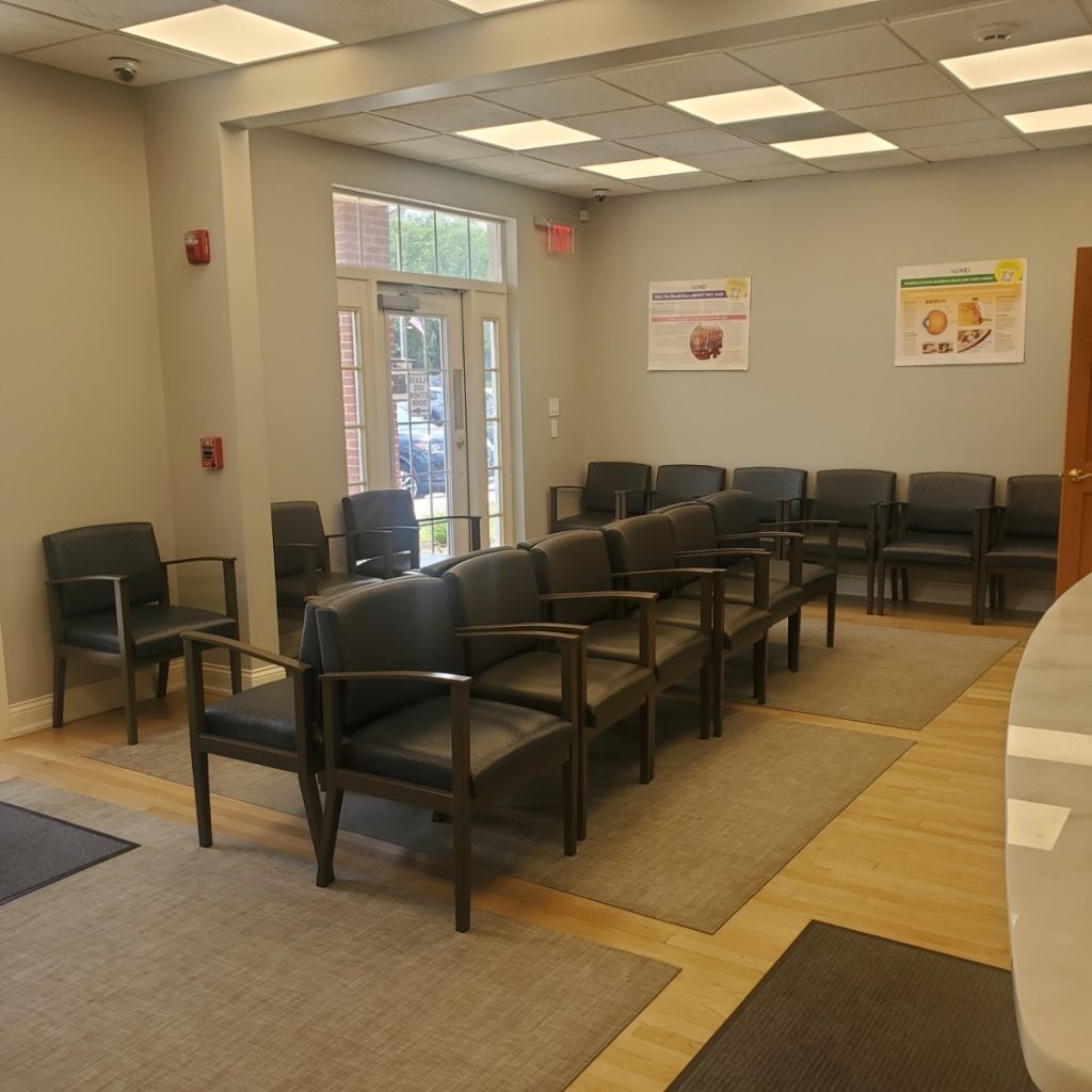 Oak Forest Office University Retina Waiting Area